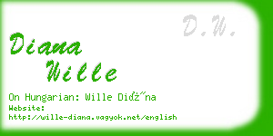 diana wille business card